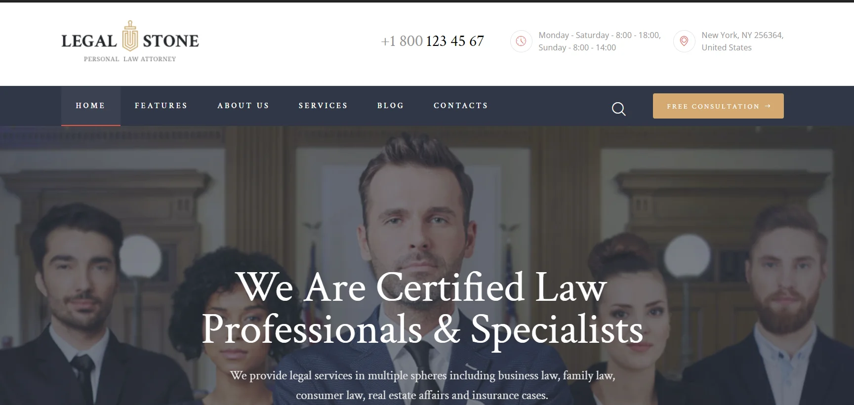 Legal Stone Theme