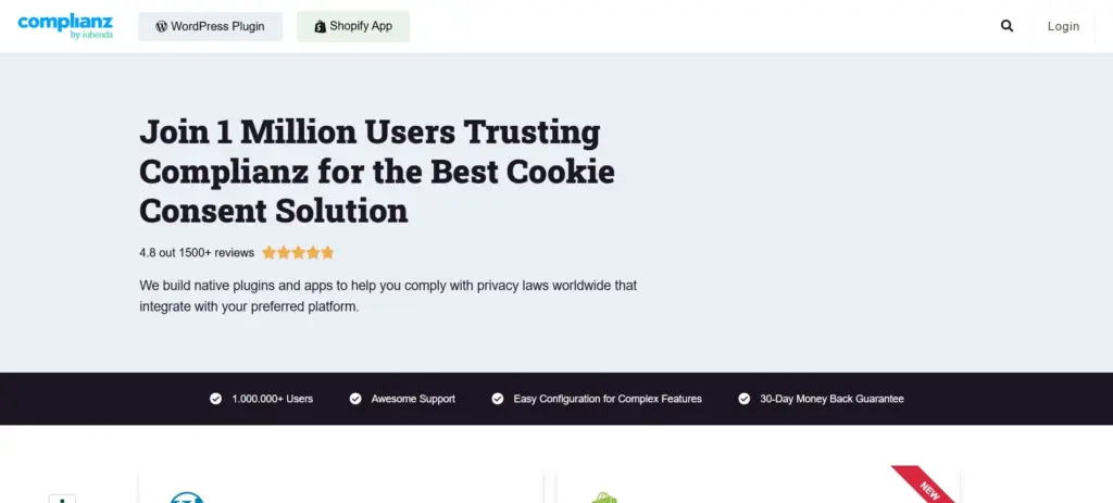 Complianz Homepage