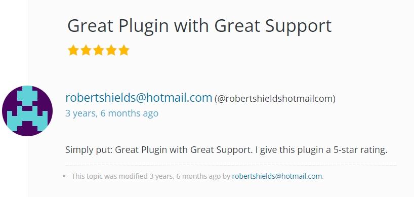 WP Legal Pages WordPress.org review 2