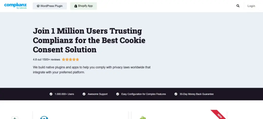 Complianz Homepage