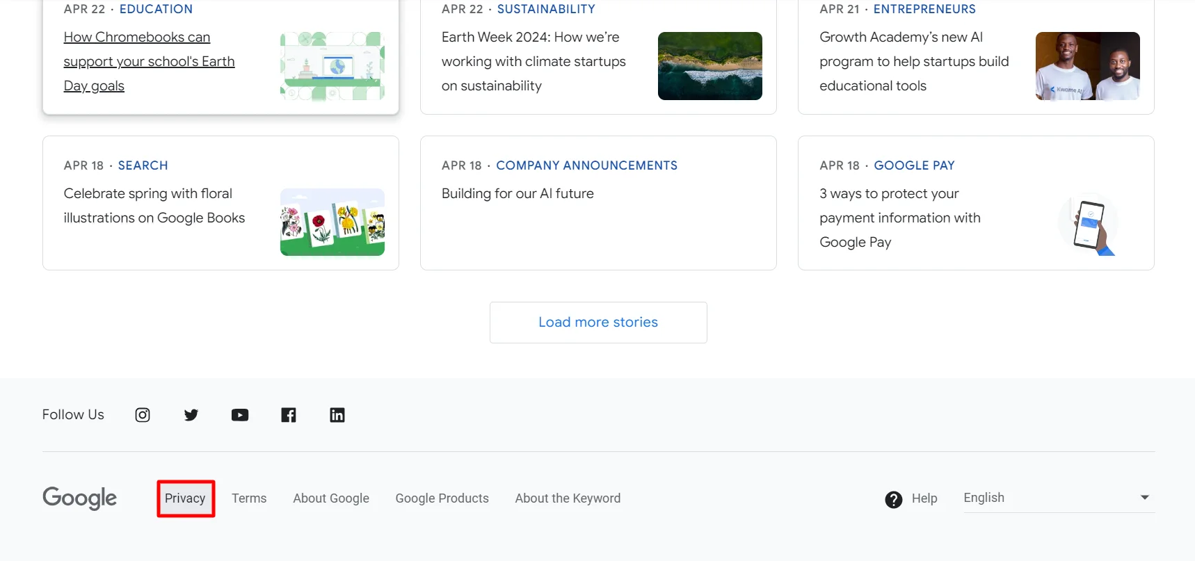 Google blog