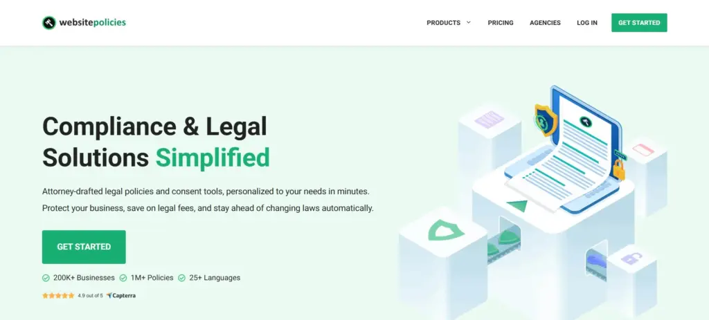 WebsitePolicies Homepage