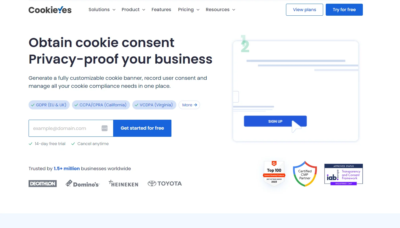 CookieYes Plugin- consent management tool