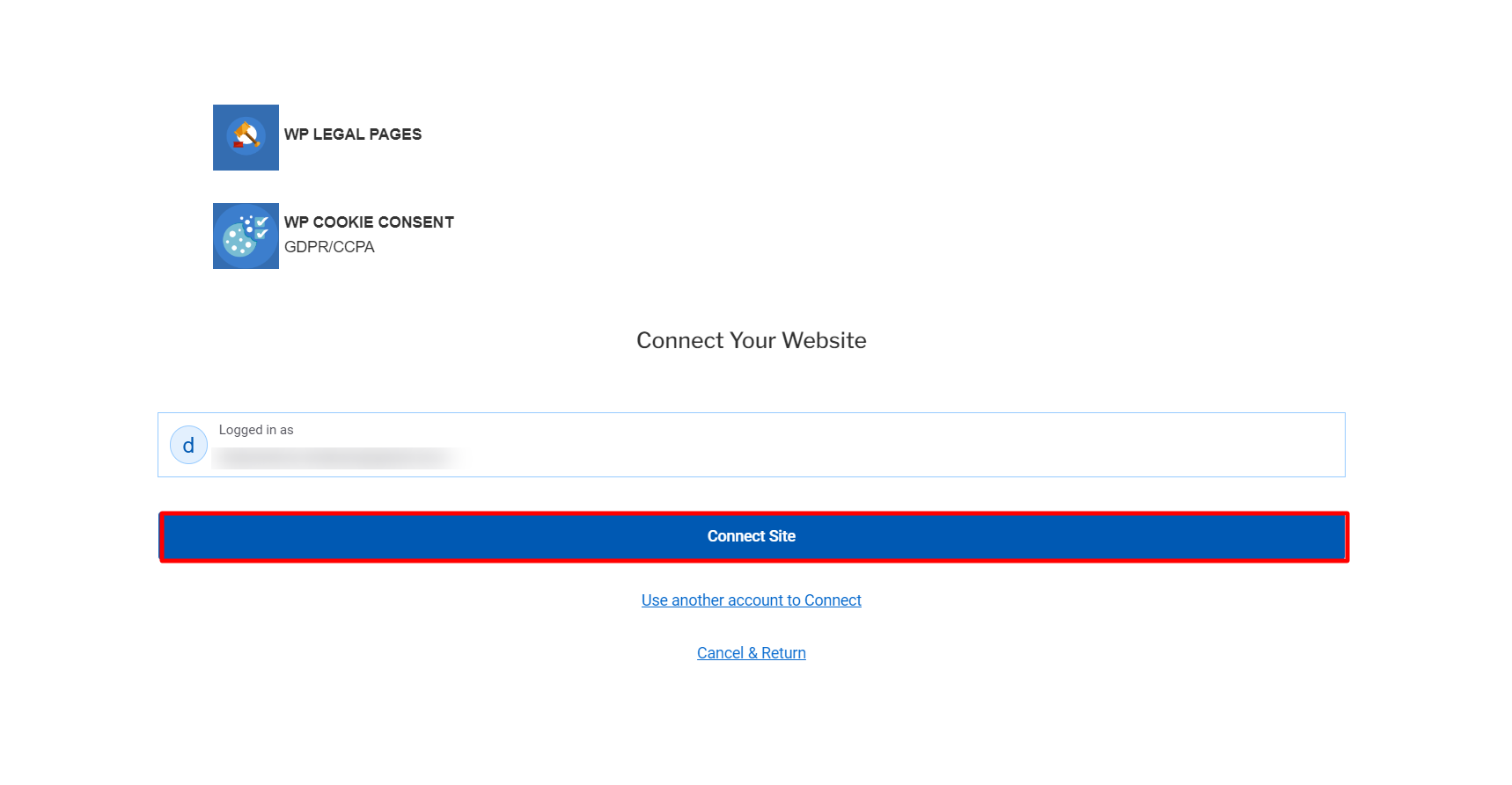 Connecting Site