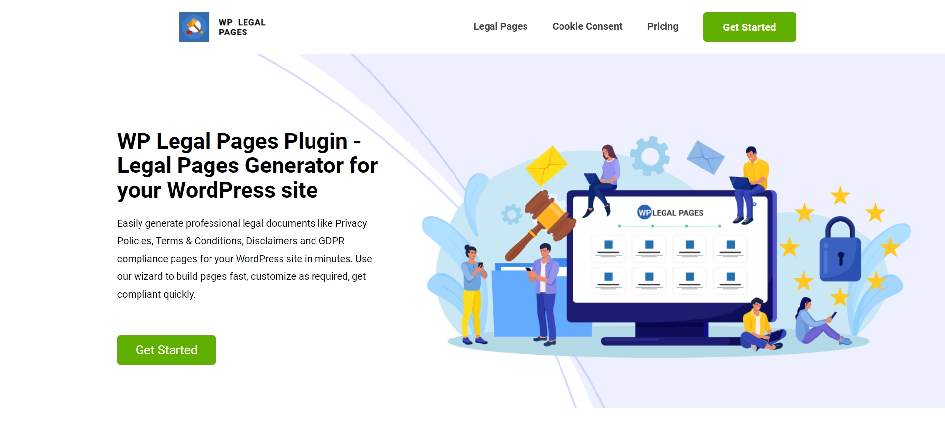WP legal pages
