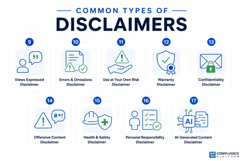 Common types of Disclaimers - 2