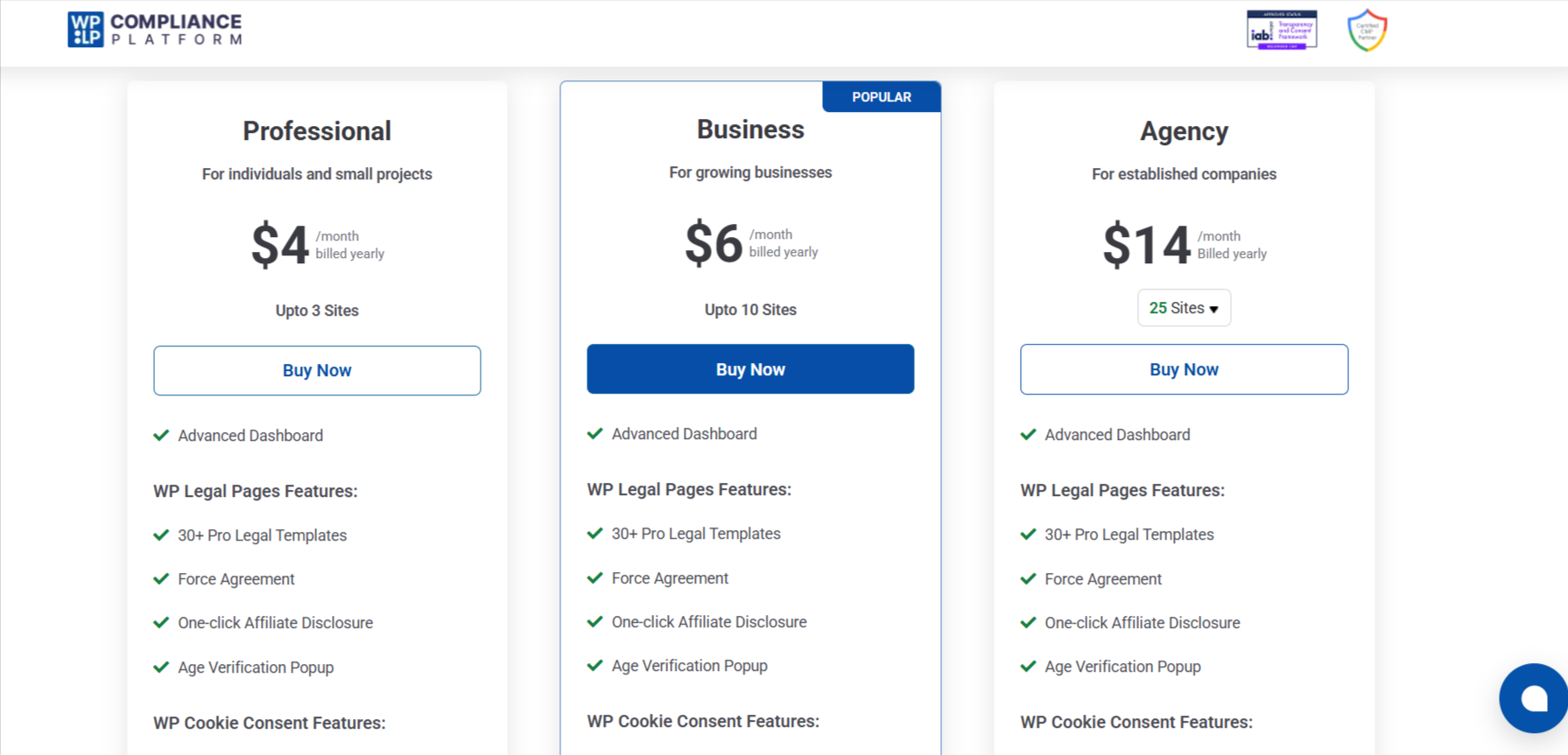 click on professional ccpa template