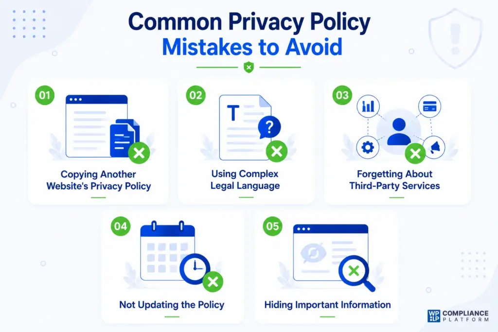 Common Privacy Policy mistakes to avoid