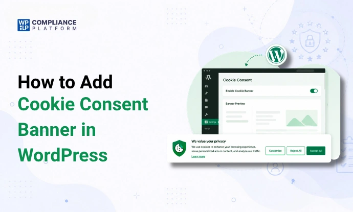 How to add cookie banner in wordpress