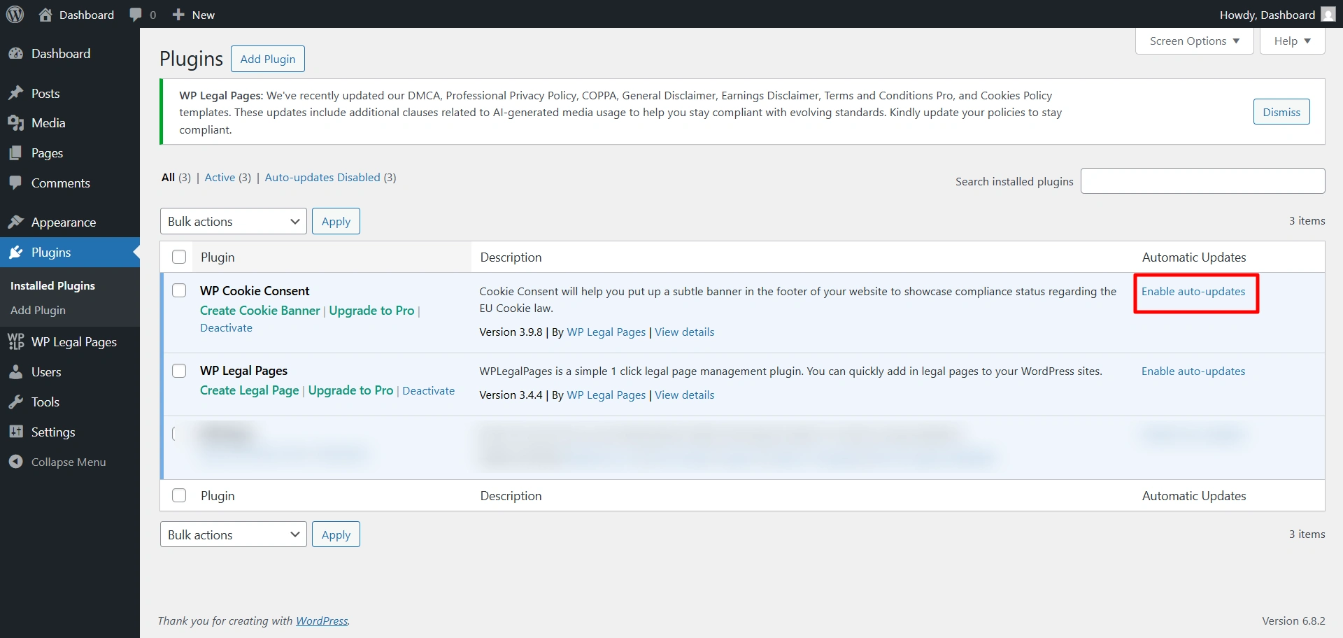 Enable auto-updates 