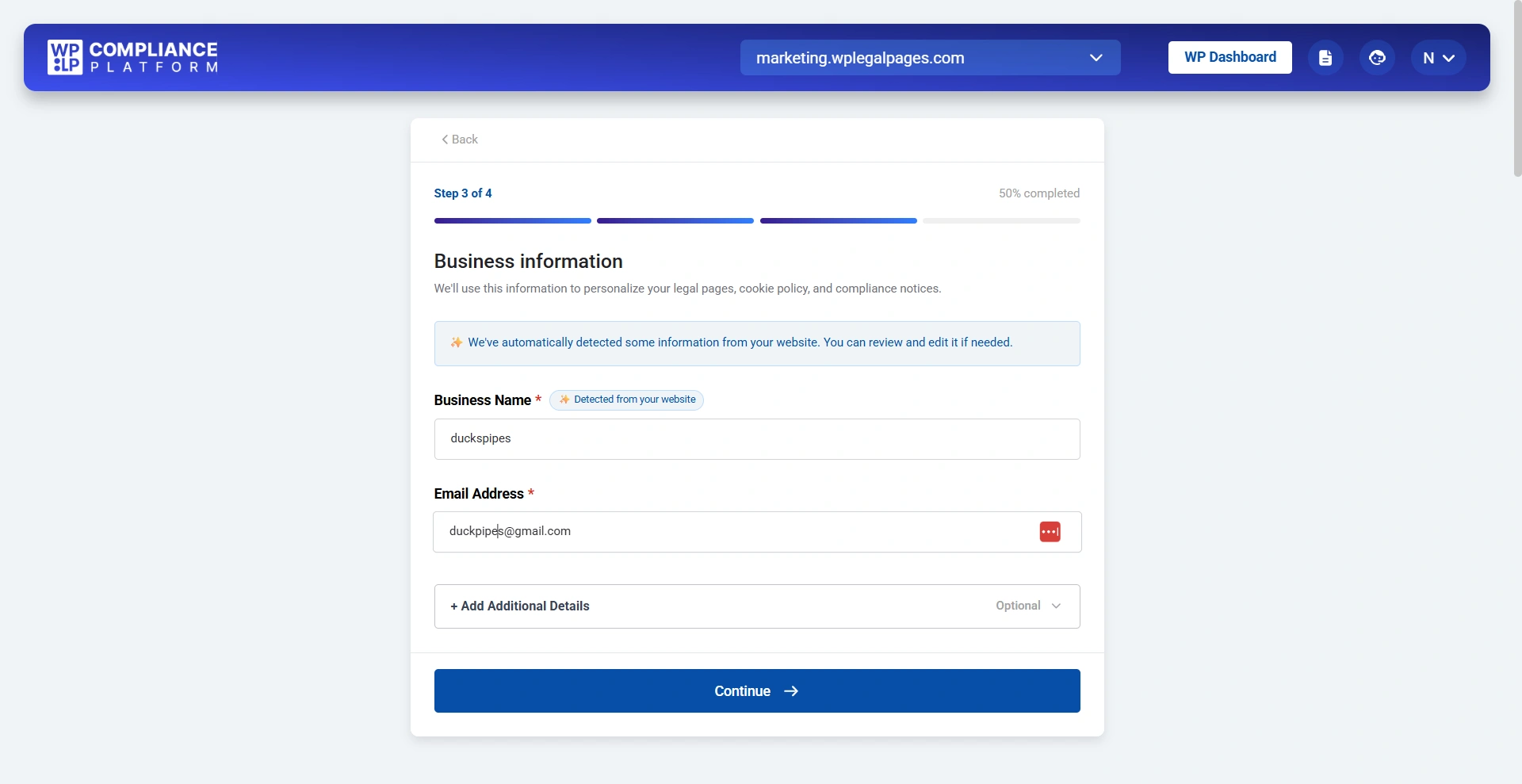 business information