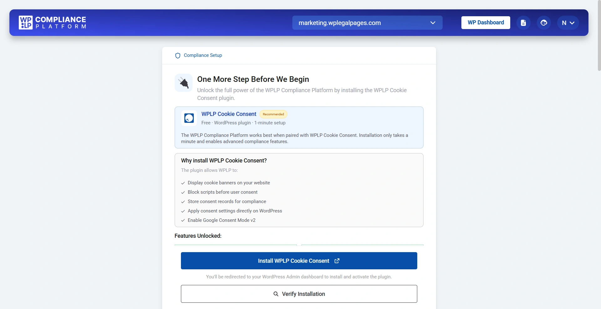verify installation
